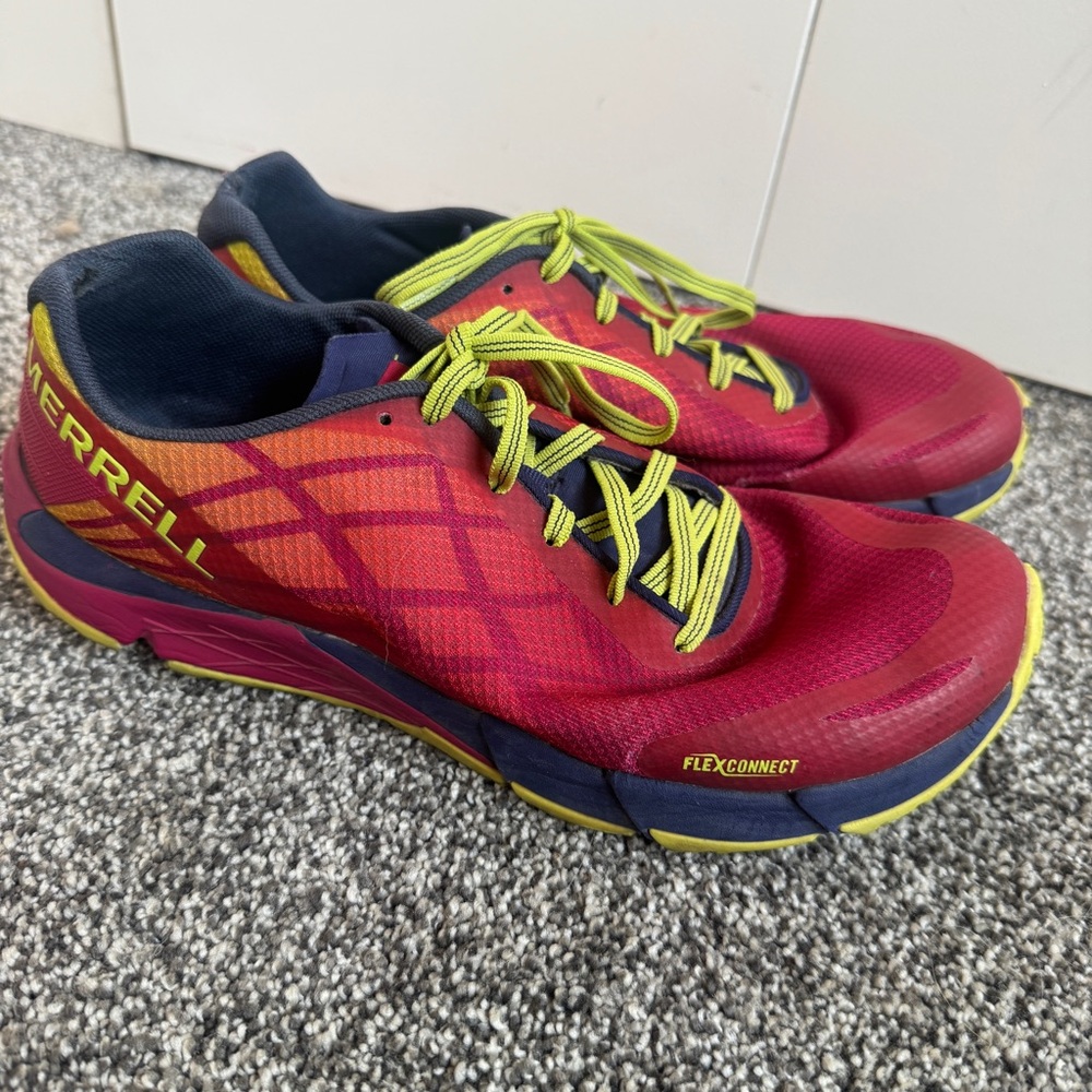 Merrell Womens FlexConnect Pink/Red Running Shoes Sneakers Size 8